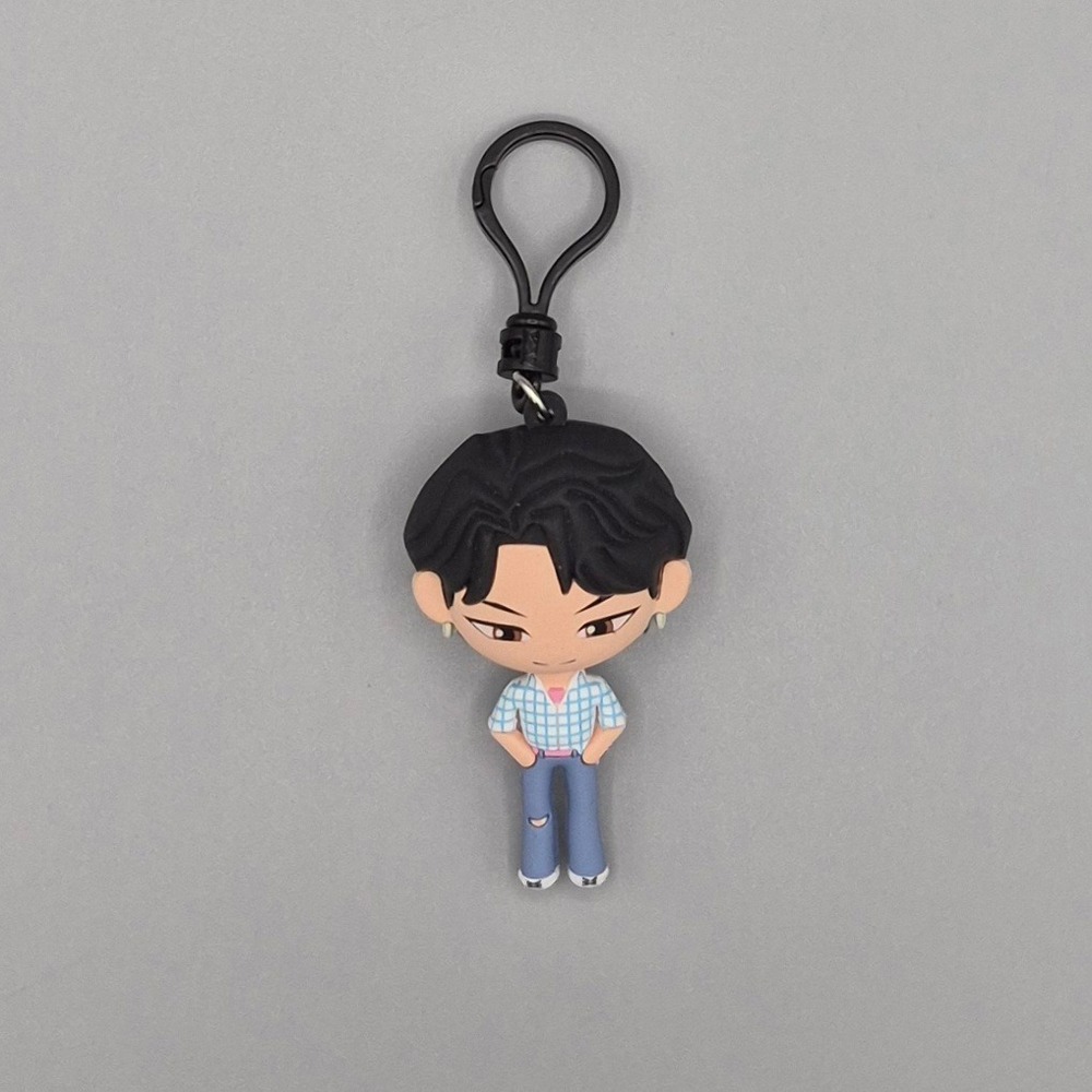 KPop Demon Hunters Netflix Jinu Character Foam Keychain Clip